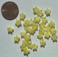 30 7mm Yellow Fiber Optic Stars
